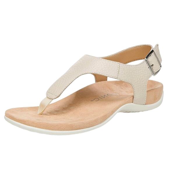 Vionic Terra Cream Sandals, Size US 11 / Eur 42, New in Box MSRP $125 - Picture 1 of 14